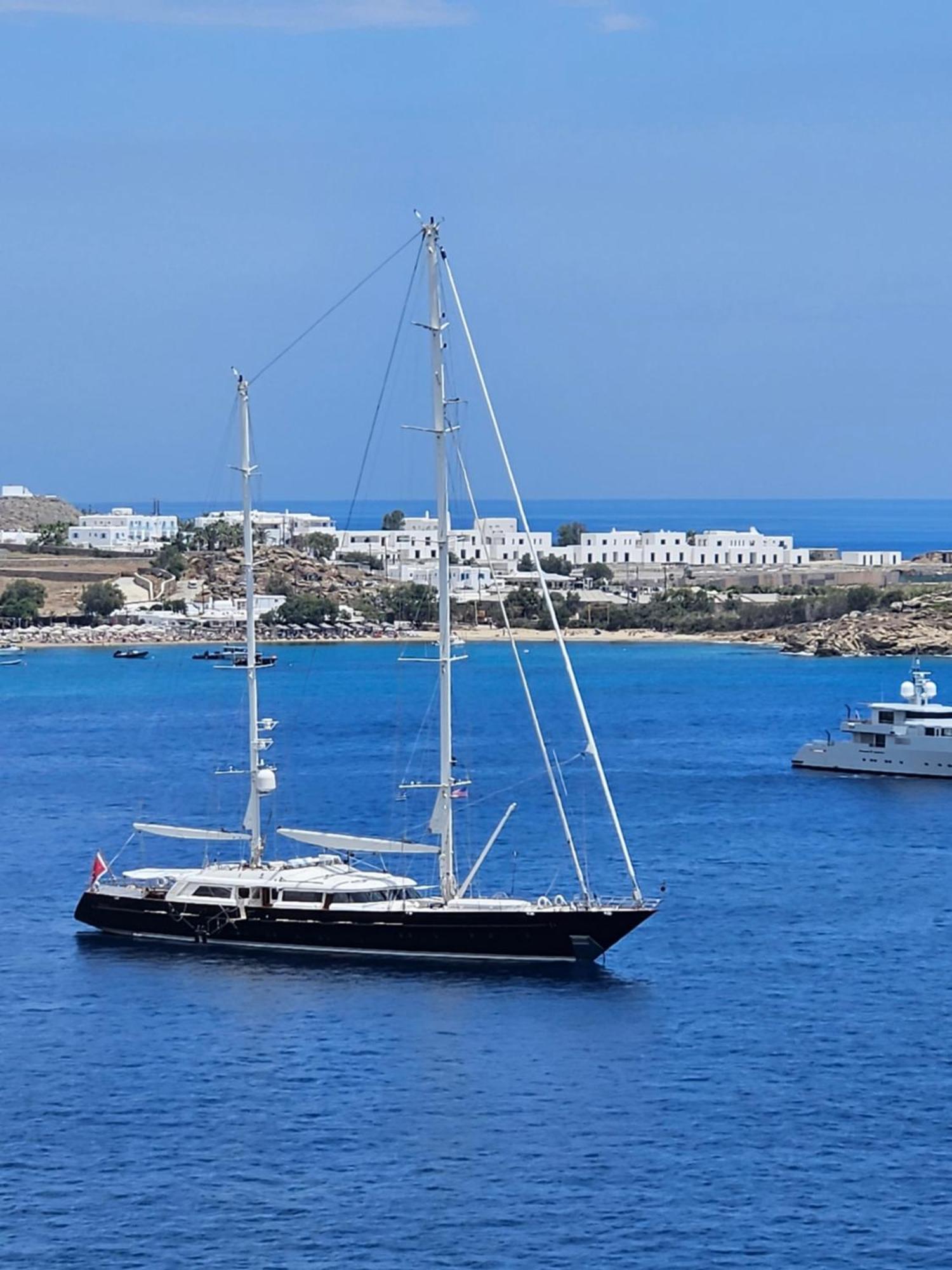 Апарт отель Mykonos Azure Псароу Экстерьер фото