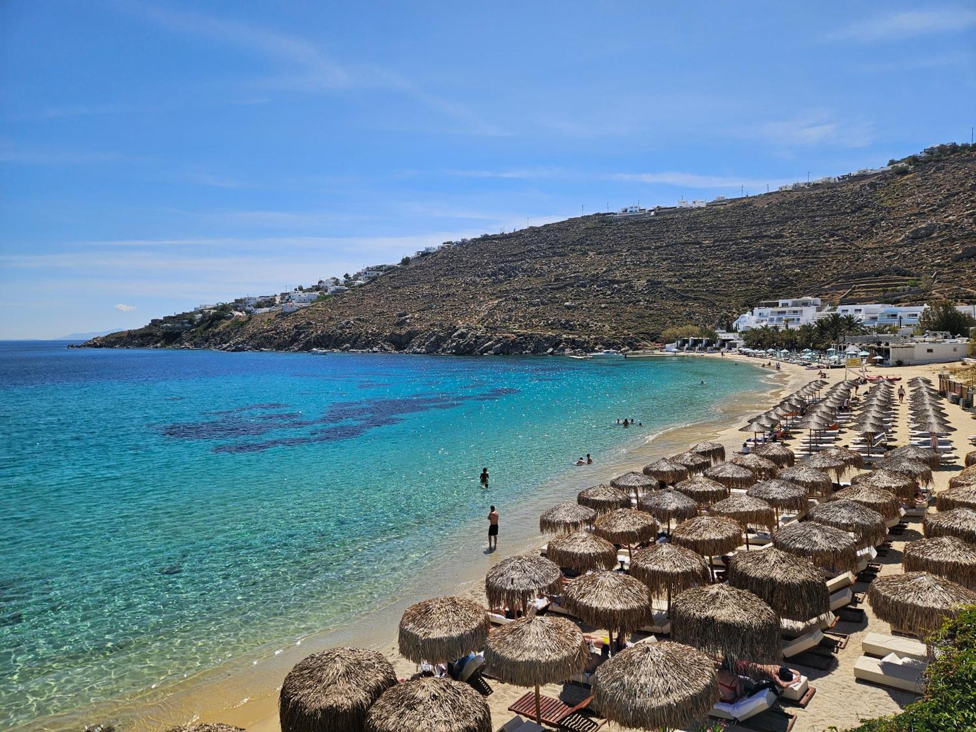 Апарт отель Mykonos Azure Псароу Экстерьер фото