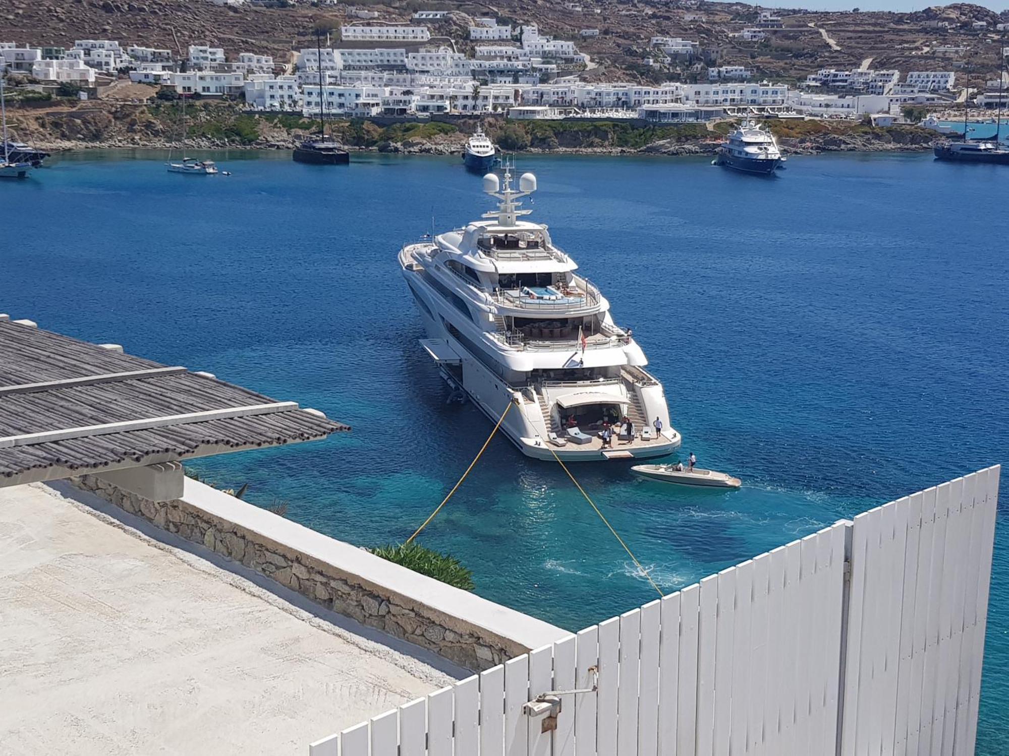 Апарт отель Mykonos Azure Псароу Экстерьер фото